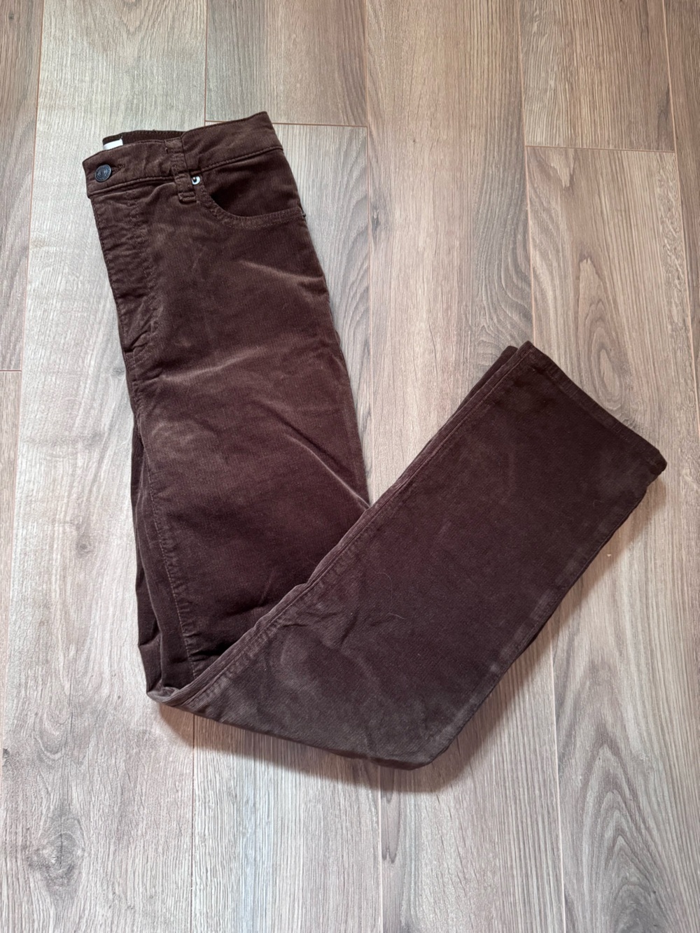 Frame Le Sleek Straight Corduroy Pants